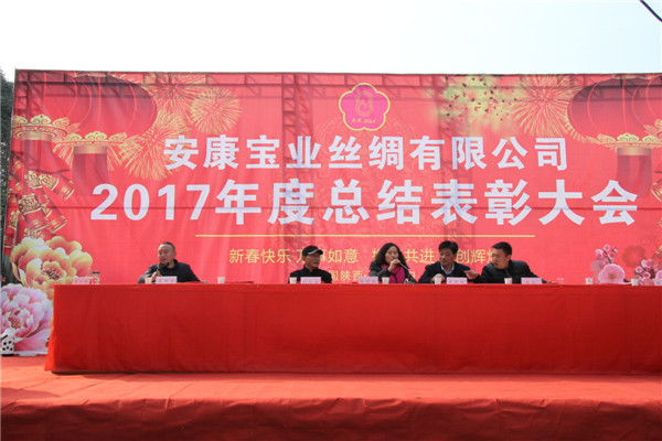 宝业丝绸公司2017年度年会圆满结束